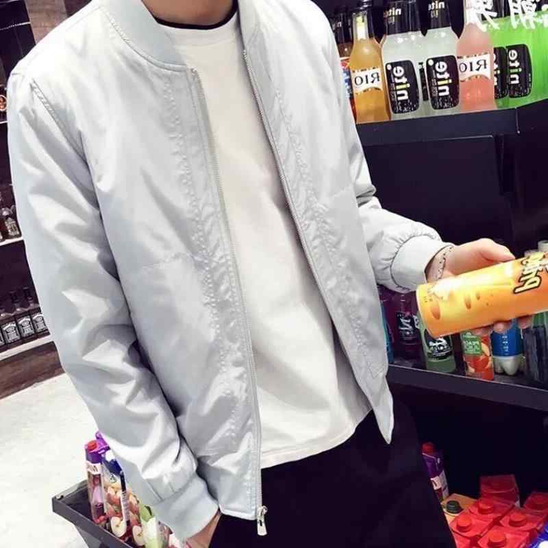 ジャケット 男性用 デニムジャケット ブルゾン ジャンパー アウター トップス 修身 スリムタイプ 韓国 赤 グレー 黒 青