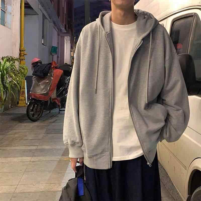 作業服 メンズ 秋冬 耐摩耗性 ワークウェア 長袖 ジップアップ スウェット トレーナー トップス 無地 現場作業着 普段使い(x2)