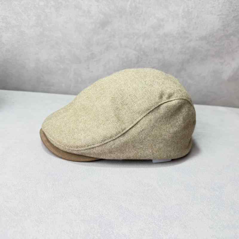 ベレー帽 メンズ 秋冬 ウール混紡 ハンチング帽 レディース チェック柄 レトロ クラシック おしゃれ 暖..