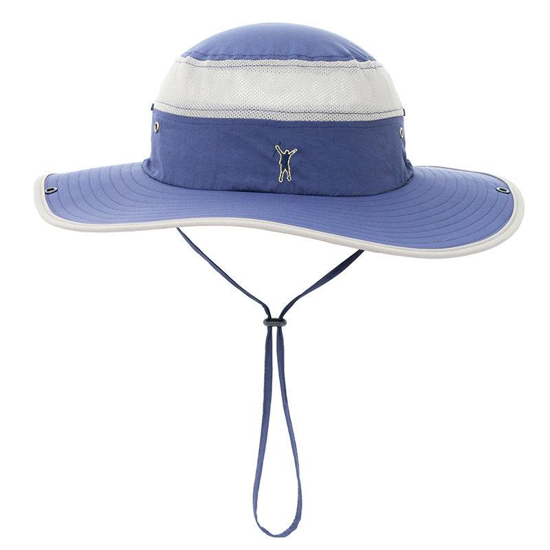 麦わら帽子 レディース UVカット 紫外線対策 つば広 折りたたみ あご紐付き 春夏 登山 釣り アウトドア 深め カーキ ネイビー ライトグレー ダークグレー