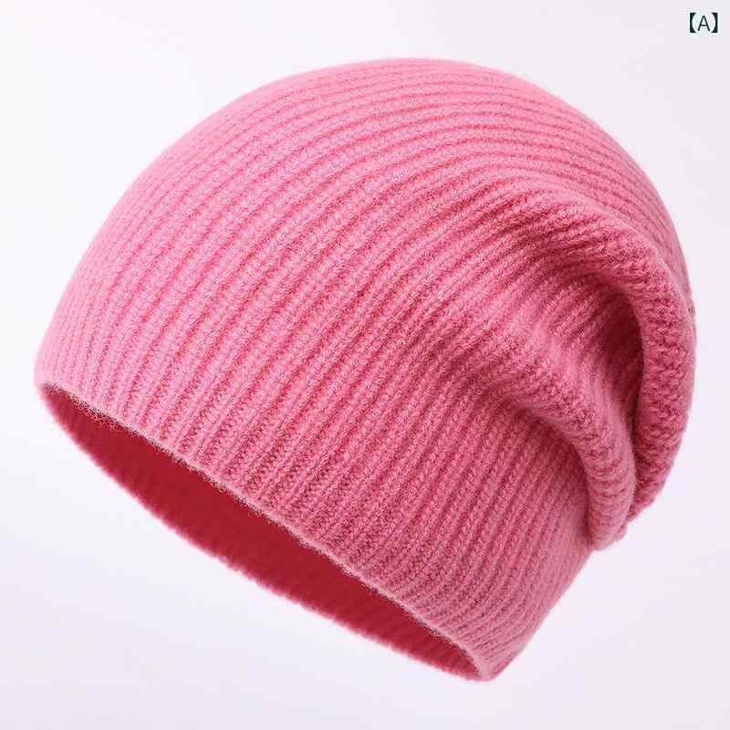 ニット帽 レディース 秋冬 ウール 暖かい 防寒 ビーニー メンズ 女性用 婦人用 ピンク ブラック ブルー イエロー ワインレッド グリーン