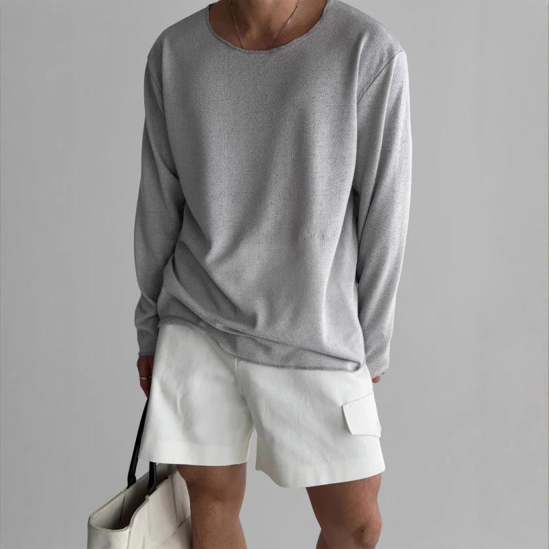 T-Shirt Hombres para Hombres Manchas delgadas Manchas largas Nieto Poliéster Conexión Frío Seco Seco Seco Negro Negro Gris Blanco Azul