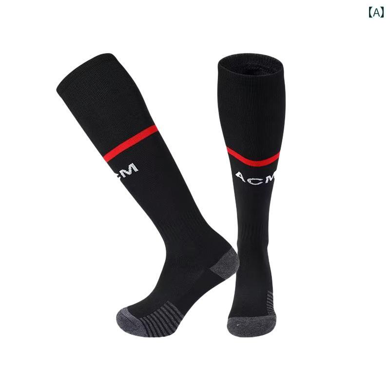 パリ・ サンジェルマン サッカー ソックス メンズ ロング チューブ レアル・ マドリード バルセロナ AC ミラン マンチェスター・ シティ バイエルン 滑り...