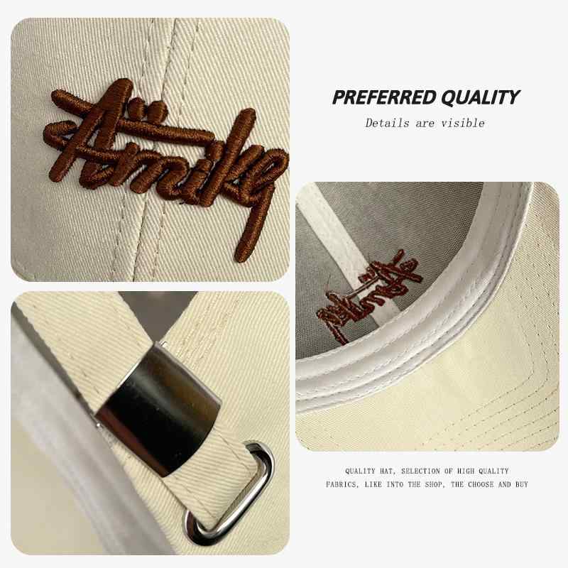 野球帽 メンズ 大きいサイズ 破れ加工 英字ロゴ 日除け ワイドブリムキャップ カーキ ブラック ベージュ ワインレッド コーヒー グレー(x2)