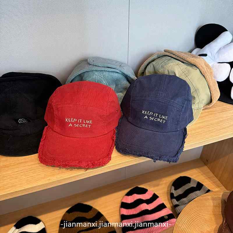 帽子 キッズ 男の子 親子 ペア コットン キャップ 紫外線対策 日よけ ワークキャップ ブラック レッド ネイビー カーキ チョコレート ブラウン(x2)