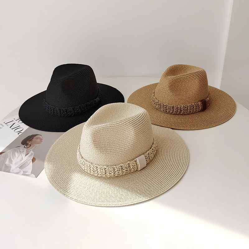 麦わら帽子 レディース メンズ 大つば パナマ帽 紫外線対策 UVカット 日よけ帽子 春夏 秋 ビーチ ハッ..