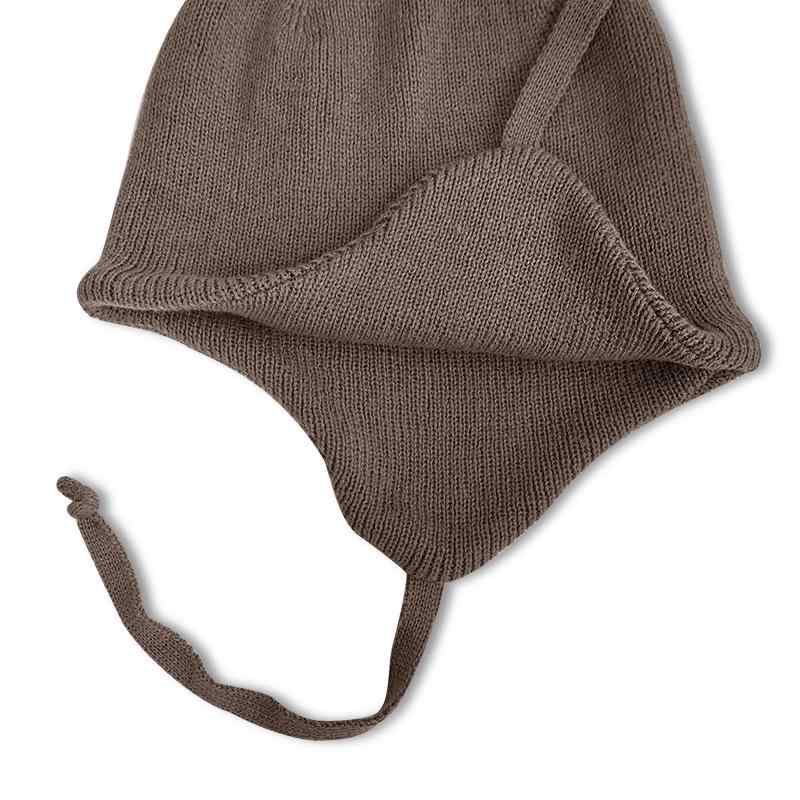 ニット帽 メンズ 秋冬 防寒 暖かい 耳当て付き ビーニー 大頭 2層構造 防風 コーヒー色 黒 ポリエステ..