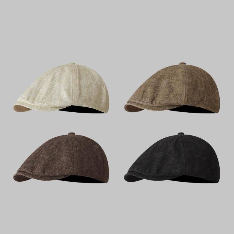 帽子 メンズ 男性用 レディース 日本製 コットンリネン ハンチング帽 春夏 秋冬 薄手 通気性 遮光 カー..