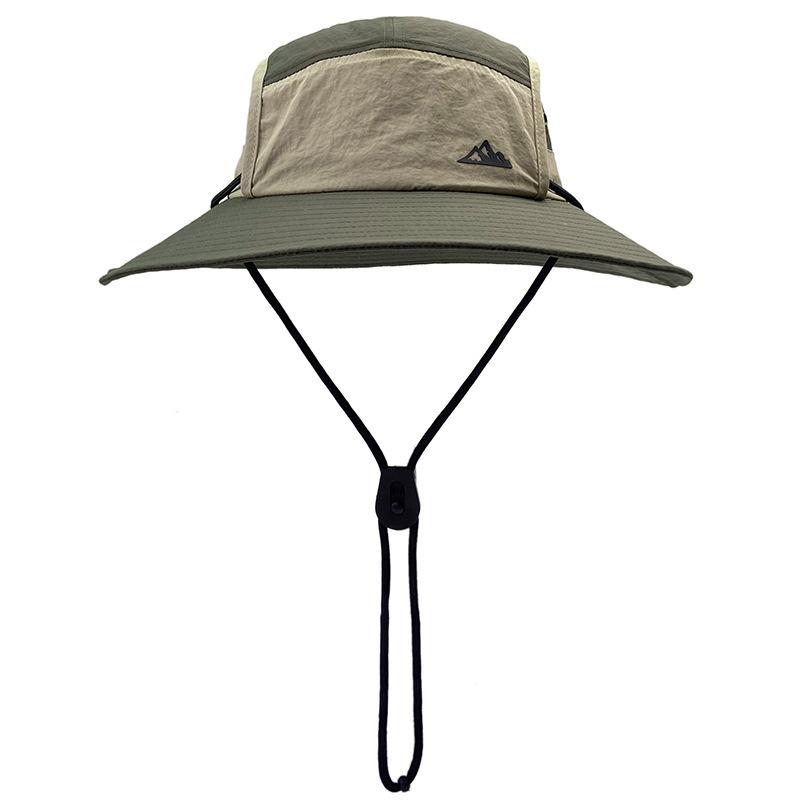 帽子 メンズ レディース 漁夫帽 速乾 防水 撥水 通気性 遮光 日よけ UVカット 紫外線対策 キャンプ 釣り 登山 アウトドア ワーク カーキ ブラック ベージュ グレー