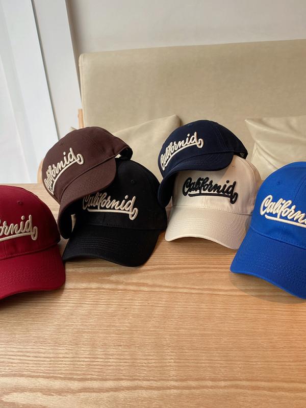 帽子 レディース 春夏 大頭 刺繡 ロゴ 野球帽 ワイドブリム 小顔効果 アメカジ ペア カップル ストリー..