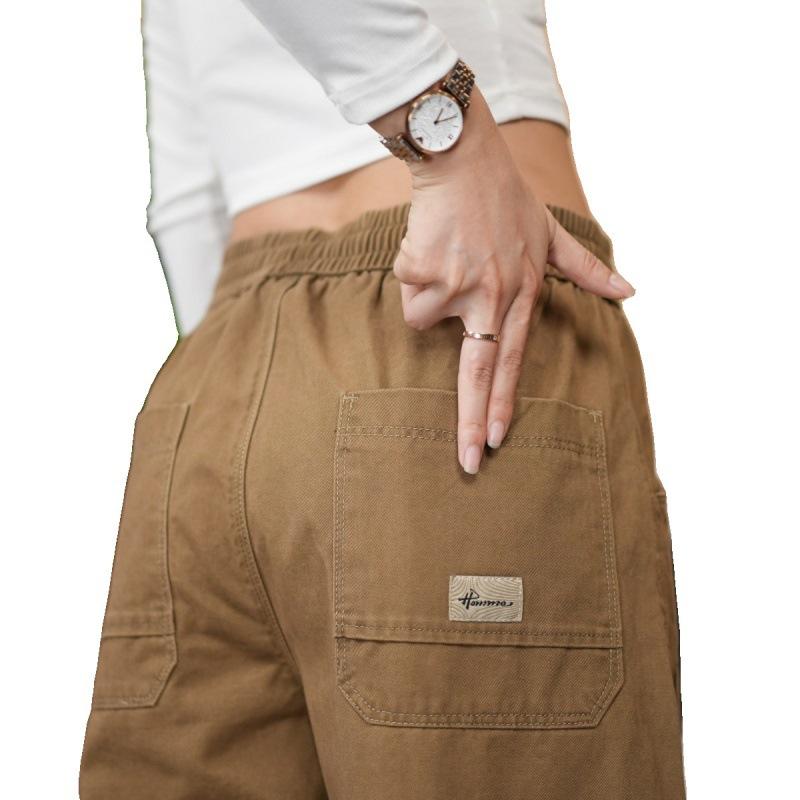 パンツ メンズ 男性用 ワイドレッグパンツ リラックス ストレート 無地 コットン混紡 ズボン カジュアル ミリタリー 普段使い コーヒー色 カーキ グレー ブラック(4.0)
