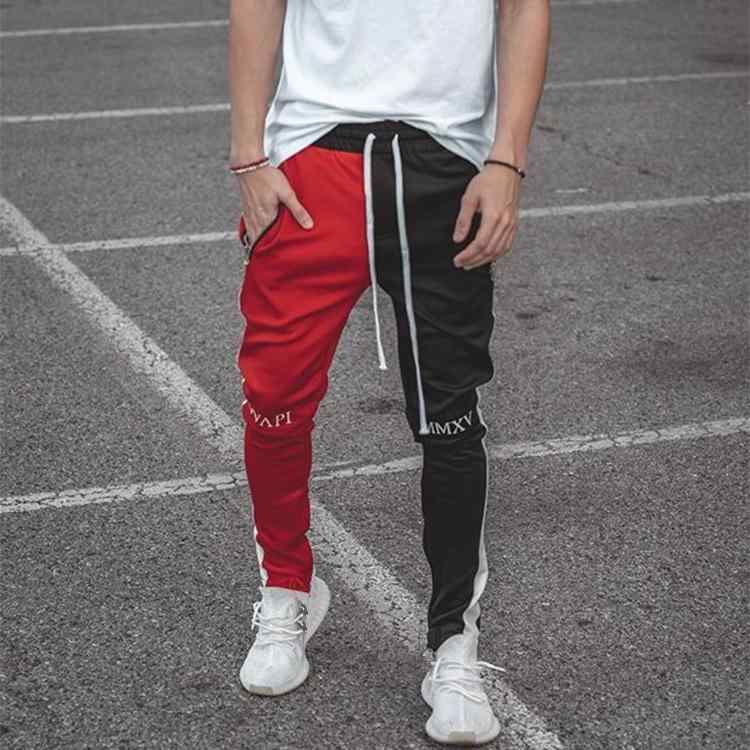 スポーツパンツ メンズ 男性用 ロングパンツ 春秋 アウトドア 伸縮性 テーパード 運動着 ルームウェア 黒 ブラック グレー