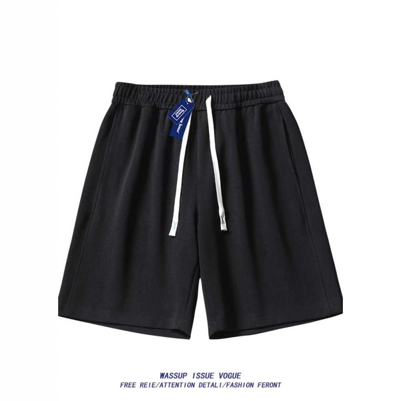 ハーフパンツ メンズ コットン カーゴパンツ ワークパンツ ミリタリー 5分丈 短パン ゆったり 太め ミディアムウエスト 無地 春夏