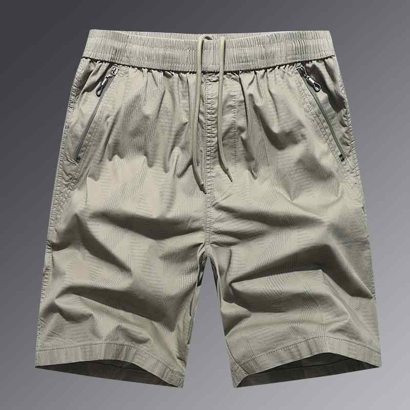 Cotton Pants - ハーフパンツ メンズ 綿 カジュアルパンツ 5分丈 短パン ルームウェア 部屋着 アーミーグリーン 濃紺