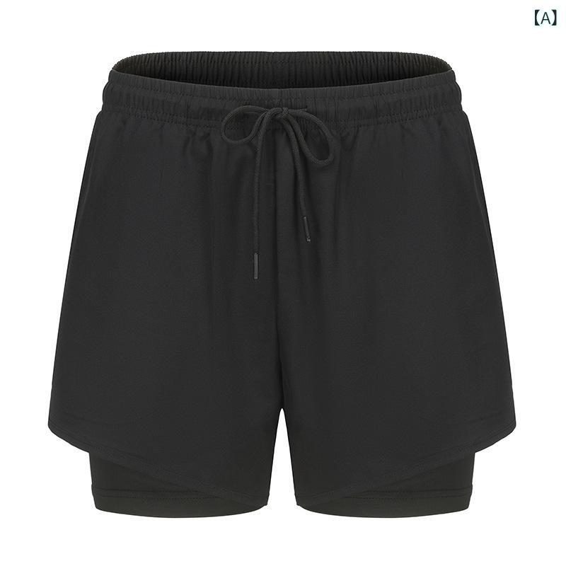 ショートパンツ メンズ 男性用 速乾 スポーツ ランニング トレーニング マラソン インナー付き アメリカン 伸縮 接触冷感 ジム フィットネス ウェア ズボン 短パン 黒 グレー