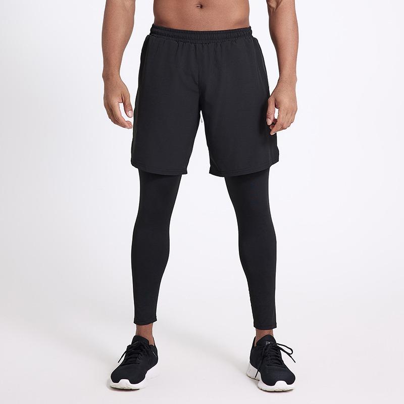 パンツ メンズ 男性用 スポーツウェア レギンス スパッツ トレーニングパンツ ランニング ウェア 速乾性 ストレッチ 伸縮性 ロングパンツ 黒 ブラック ブルー 普段使い