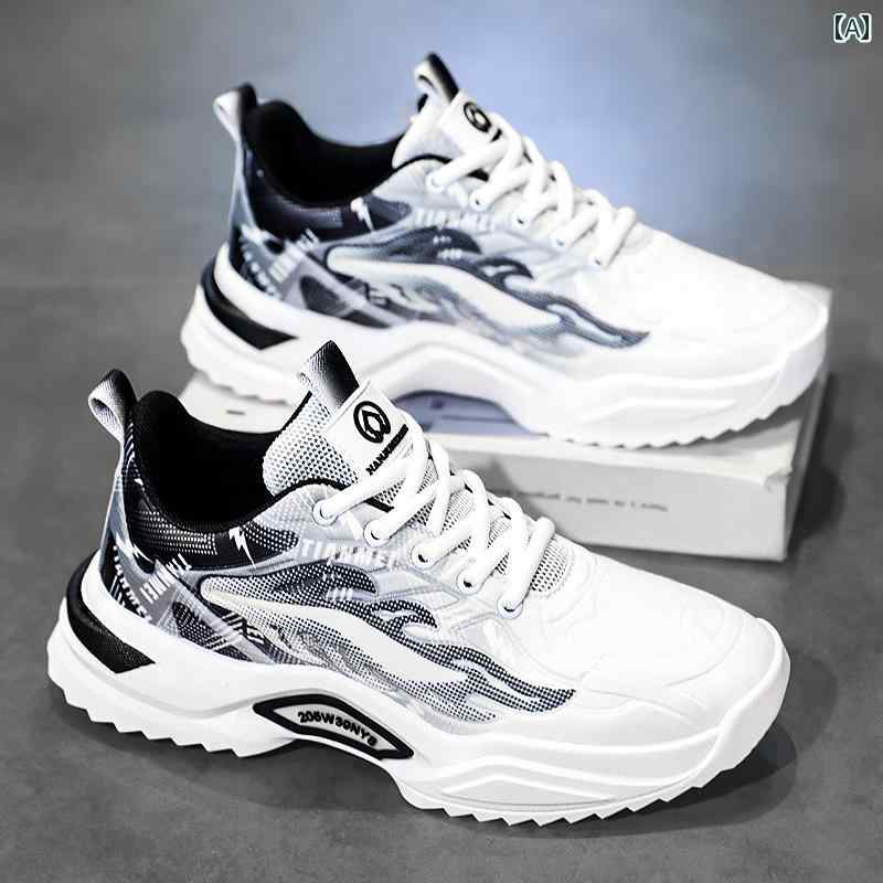 莆 田 メンズシューズ 秋 学生 スポーツ ランニング 豪華 厚底 ホワイト サイクリング トレーニング パパ シューズ.オシャレ
