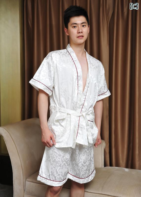 メンズ カーディガン 着物 マッサージ 服 サウナ ホテル バス 綿 汗 蒸 フィットネスクラブ.カラフルカラーオシャレ 3