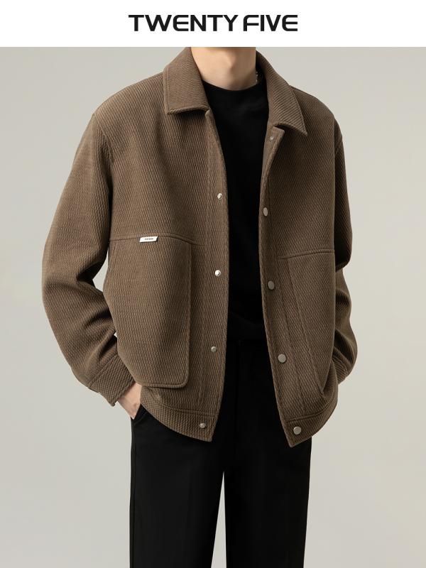 ジャケット 男性用 テーラードジャケット ライトアウター コーデュロイ 灰緑 ブラック カーキ 耐摩耗 長袖