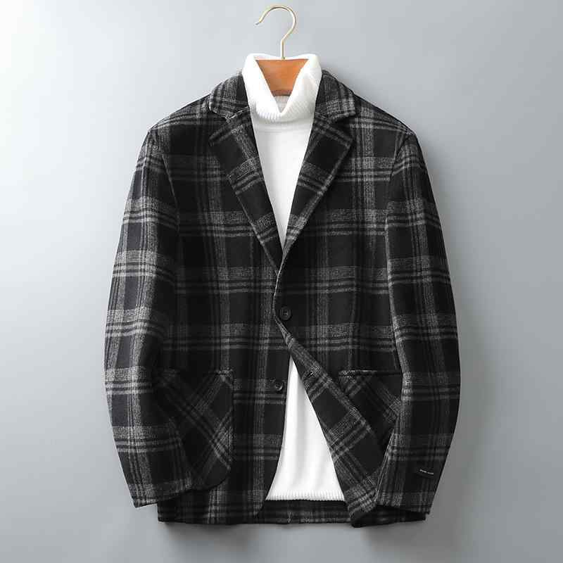 ジャケット メンズ 男性用 ウール混紡 テーラードジャケット ブレザー 秋冬 耐摩耗 黒 ブラック系 グレー コーデュロイ