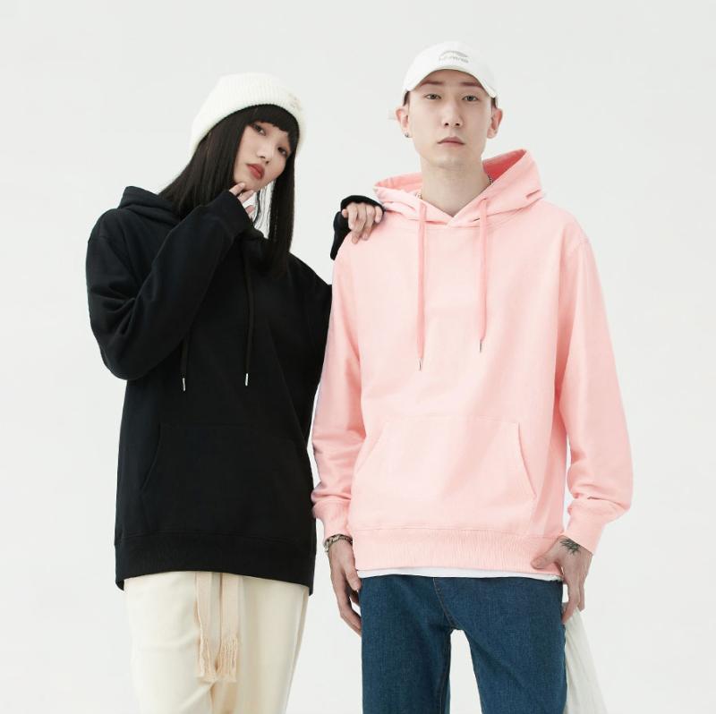 2個セットパーカー メンズ 男性用 纯棉 コットン 裏毛 スウェット 無地 プルオーバー フード付き 秋冬 白 黒 グレー 赤 カーキ ブルー ピンク系 S M L XL