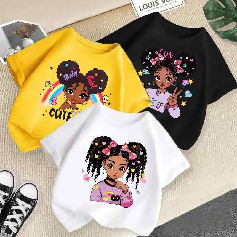 Other - Tシャツ ガールズ 子供服 半袖Tシャツ 丸首 コットン プリント 春夏 カジュアル トップス カットソー 100cm 110cm 120cm 130cm 140cm 150cm