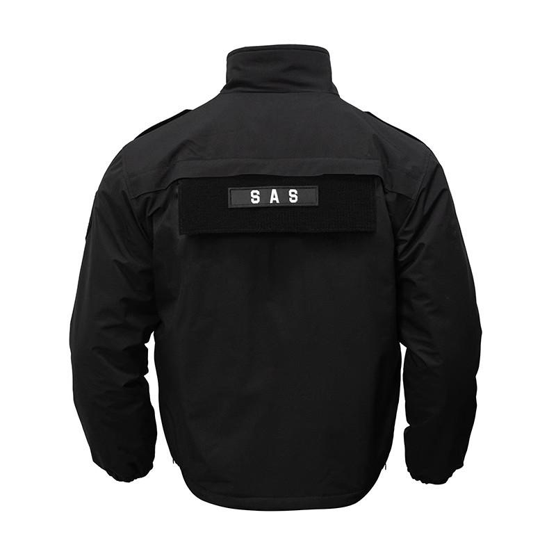 楽天LINEAR shopジャケット メンズ 男性用 春秋 薄手 厚手 防風 立ち襟 多数ポケット ゆったり ポリエステル ブラック 黒 紺色 ネイビー L 3XL 4XL