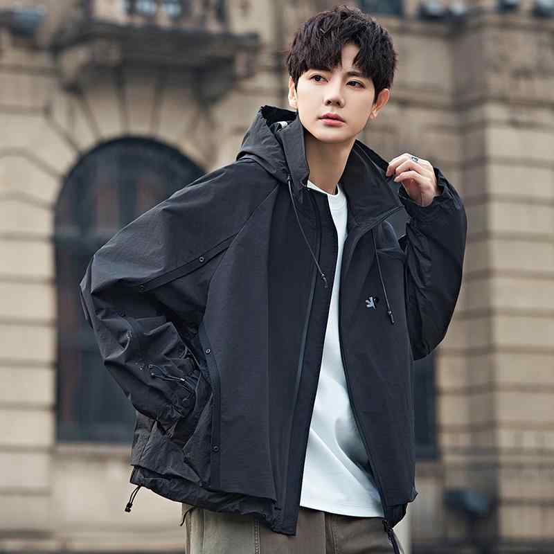 ジャケット メンズ 春秋 韓国 カジュアル トップス 長袖 ブルゾン ジャンパー パーカー 普段使い