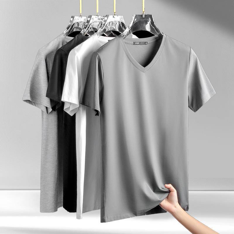 Tシャツ メンズ Vネック 半袖 無地 スリム 薄手 インナー 接触冷感 白 黒 ポリエステル カットソー トップス 大きいサイズ・スタイル: 韓国・※情報を削除してください。→ 商品番号:: V短・主な生地の組成: ポリエステル・柄: 無地・フィット: スリム・対象年齢: 若者・タイプ: プルオーバー・ネックライン: Vネック・袖丈: 半袖・厚さ: 薄手・素材: ミルク・主な生地の組成含有量: 95%・シーン: カジュアル・加工: 防しわ加工・カラー: ホワイト, ブラック, ライトグレー, ワインレッド, コーヒー, ダークブルー, ダークグレー, アーミーグリーン・サイズ: S, M, L, XL, 2XL, 3XL, 4XL, 5XL・袖のタイプ: レギュラー・重さ: 約180g・素材機能: ・対象: 大人・製品カテゴリ: Tシャツ