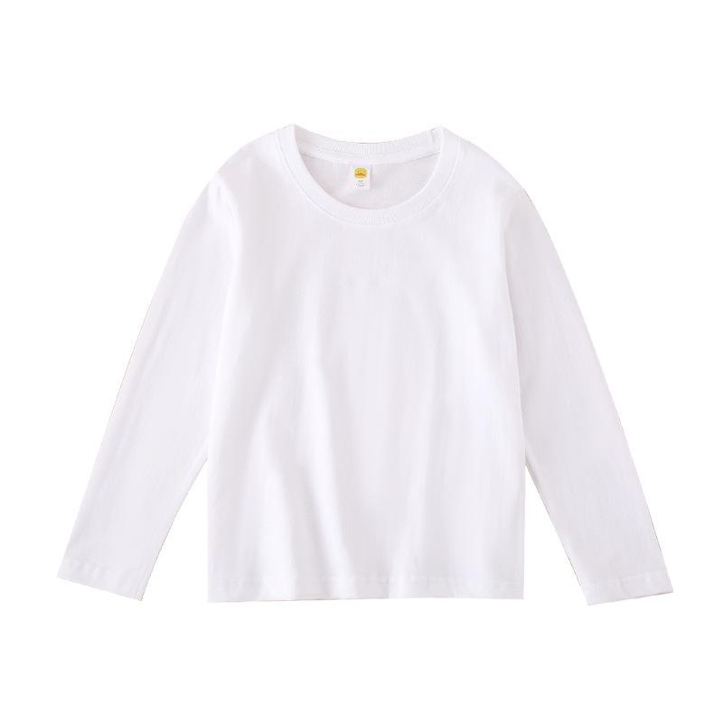 Tシャツ キッズ 長袖 春秋 100cm 110cm 120cm 130cm 140cm 150cm 子供服 男の子 女の子 無地 綿 吸湿性