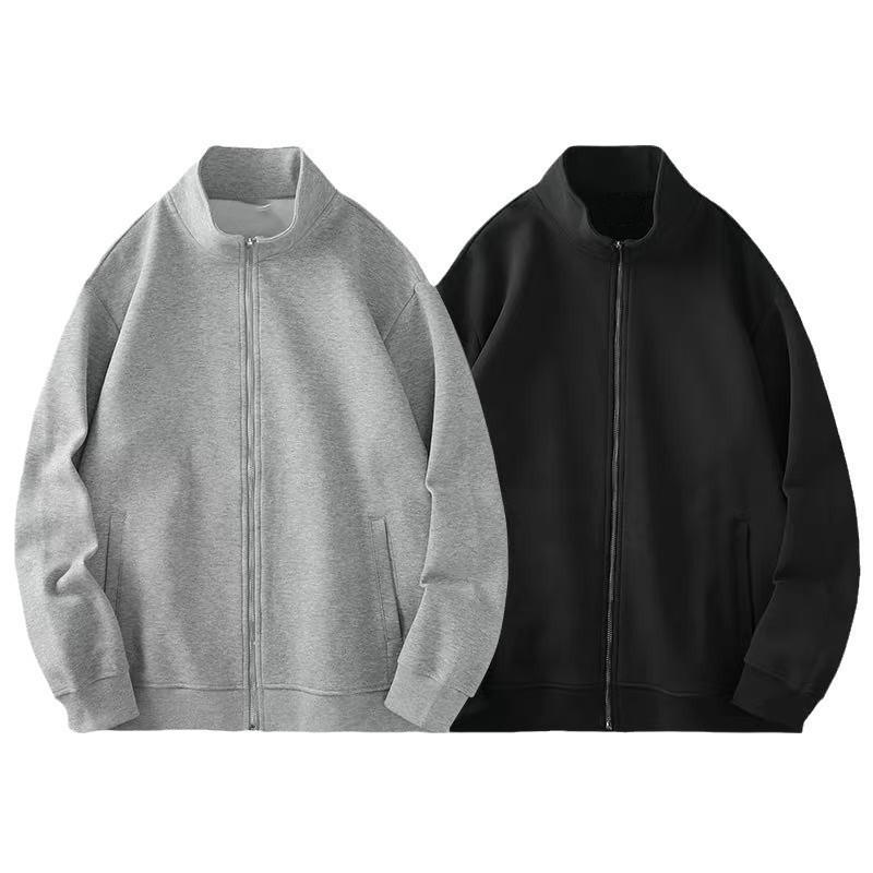 パーカー メンズ 男性用 薄手 スウェット スポーティ カジュアル 無地 長袖 グレー 黒 大きいサイズ