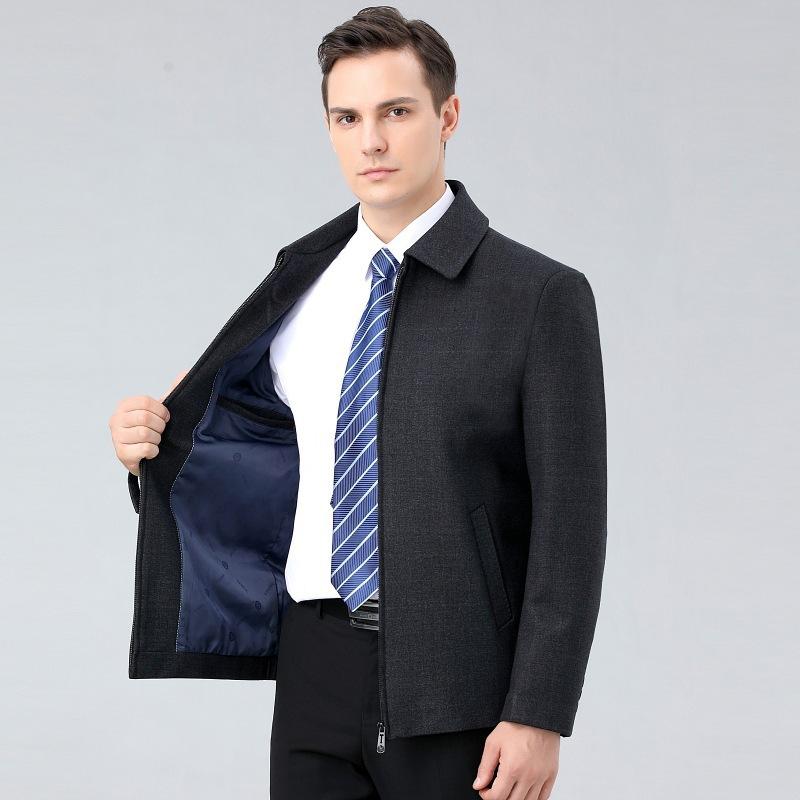 ジャケット メンズ 男性用 ウール アウター 春秋 格子柄 普段使い 紳士服 レギュラーフィット・素材機能: 耐摩耗性・製品カテゴリ: ジャケット・スタイル: カジュアル・襟型: 襟付き・フィット: レギュラー・前立て: ジッパー・フード:...