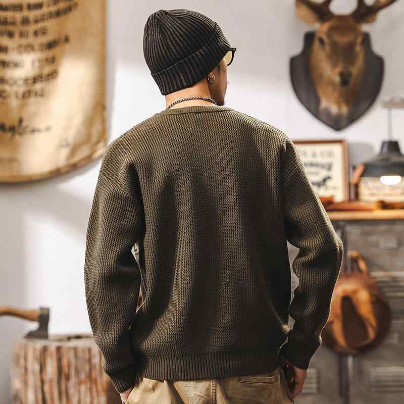 ニット メンズ ニットセーター 厚手 秋冬 トップス プルオーバー 長袖 ラウンドネック ゆったり リラックス カジュアル 普段使い 800g ヘビーウェイト 茶葉グリーン ブラック コーヒー・カテゴリ: ニット・スタイル: プルオーバー・フィット: ゆったり・ネックライン: ラウンドネック・袖丈: 長袖・厚さ: 厚手・テイスト: 日本・対象年齢: 18-24歳・主な生地: アクリル・シーン: カジュアル・対象: ティーン・色: ティーグリーン.ブラック.コーヒー・サイズ: M.L.XL.2XL.3XL.4XL・加工: ノンアイロン・対象年齢: 成人・性別: 男