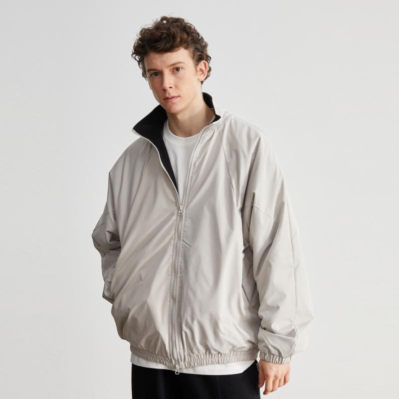 ジャケット 男性用 フリース 秋冬 保温 スタンドカラー カジュアル 日系 スポーツ アウター ゆったり ..