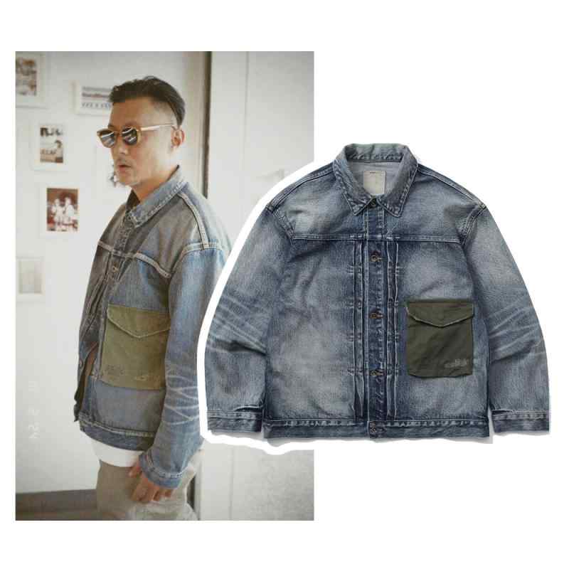 デニムジャケット メンズ Gジャン ブルゾン ジャンパー 長袖 ルーズフィット 普段使い カジュアル スタイル 春秋 聚酯纤维 藍色