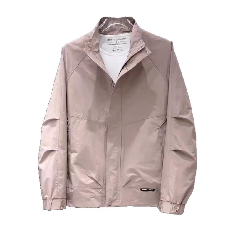 楽天LINEAR shopジャケット メンズ 薄手 アウトドア ブルゾン スタンドカラー ミリタリー スポーティー 普段使い 耐摩耗性 ポリエステル混紡 M L XL 2XL 3XL 4XL 春