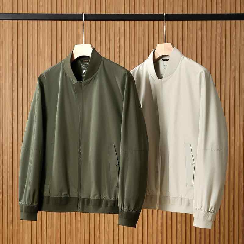 ジャケット メンズ 男性用 ブルゾン スタンドカラー 防風 撥水 アウター スプリングジャケット 通勤 普..