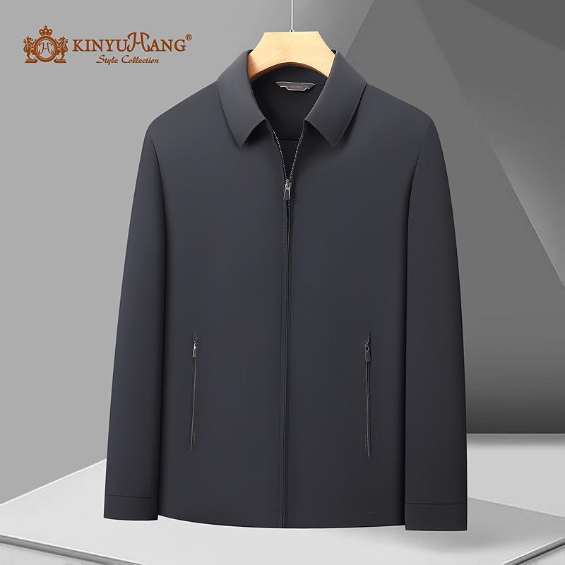 ジャケット メンズ 男性用 ブルゾン 配色 切り替え 襟付き ライトアウター スタイリッシュ カジュアル 日常着