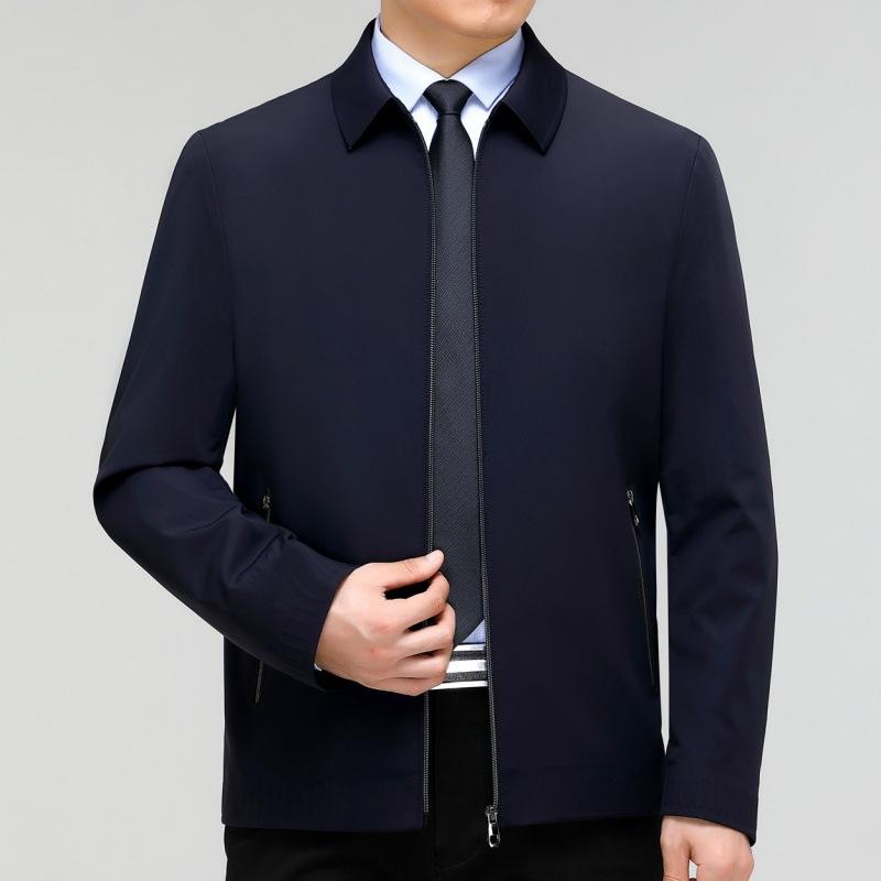 ジャケット メンズ 桑蚕丝 テーラード 薄手 春秋 ビジネス カジュアル 紳士服 上着 アウター