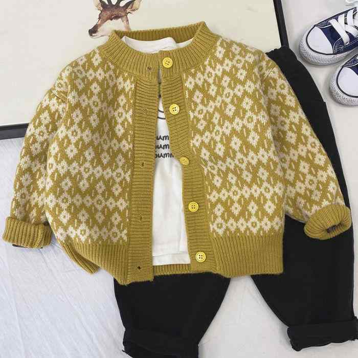 Wear - ニット キッズ 男の子 ニットカーディガン 子供服 アウター 春秋 かわいい 幼児 ベビー 上着 80cm 90cm 100cm 110cm 120cm 130cm 140cm