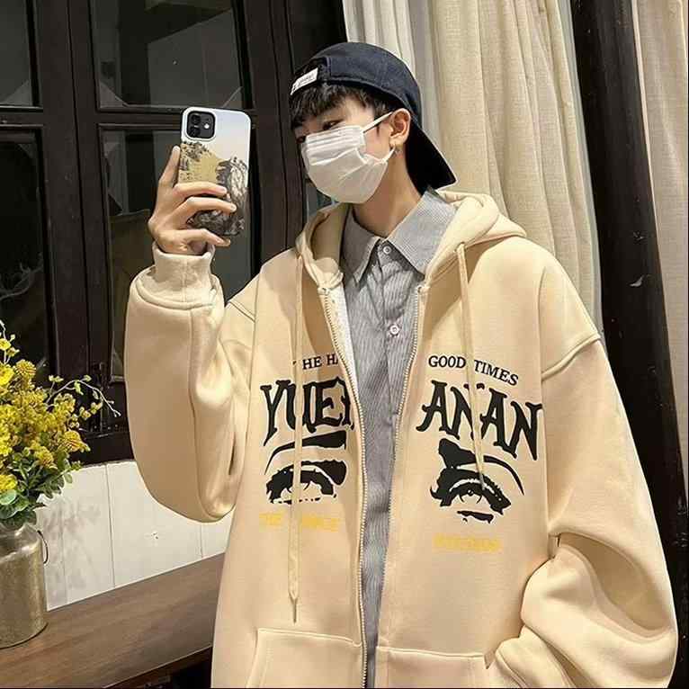 2個セットパーカー メンズ 春秋 高街風 カップル 薄手 ジップアップ ポリエステル 混紡 長袖 杏色 ブラック 大きいサイズ・スタイル: ストリート・対象: メンズ・カテゴリ: スウェット・トレーナー・袖丈: 長袖・ネックライン: 襟なし・柄: 文字・ディテール: パッチ・タイプ: カーディガン・フィット: ゆったり・素材: ポリエステル・厚さ: 薄手・ポケット: スラッシュポケット・色: ベージュ.ブラック・サイズ: M.L.XL.XXL.XXXL.4XL.5XL・重さ: 約180〜250g