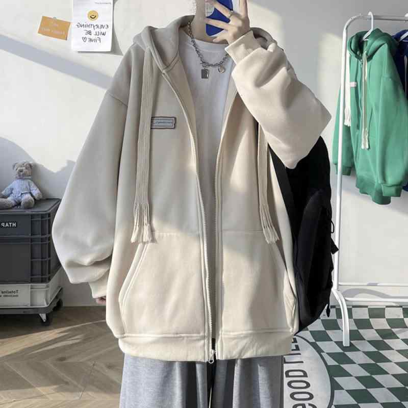 パーカー メンズ 男性用 スウェット ジップアップ 秋冬 厚手 裏起毛 ゆったり カジ...