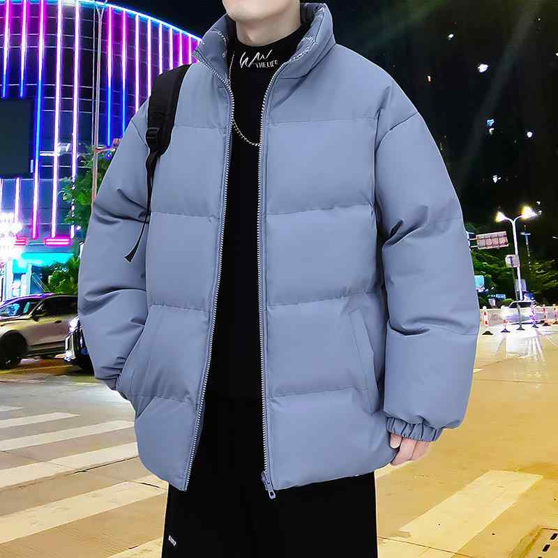 綿ジャケット メンズ 男性用 中綿ジャケット スタンドカラー 2WAY リバーシブル 秋冬 普段使い アウトドア ブラック カーキ ブルー ピンク系