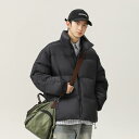 ダウンジャケット メンズ レディース 防寒 撥水 軽量 90%ダウン 立襟 パンパンジャケット 秋冬 ブラック グレー アイボリー