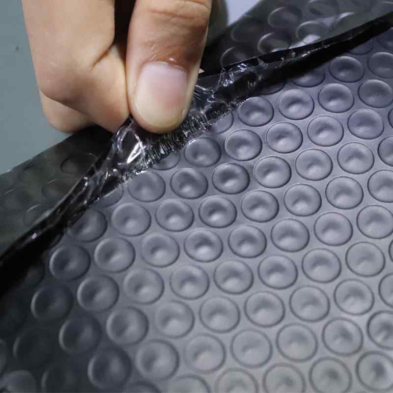 梱包材 袋 黒 共挤膜 气泡 緩衝材 防水 防震 粘着 テープ付き 包装 発送 郵送 衣類 雑貨