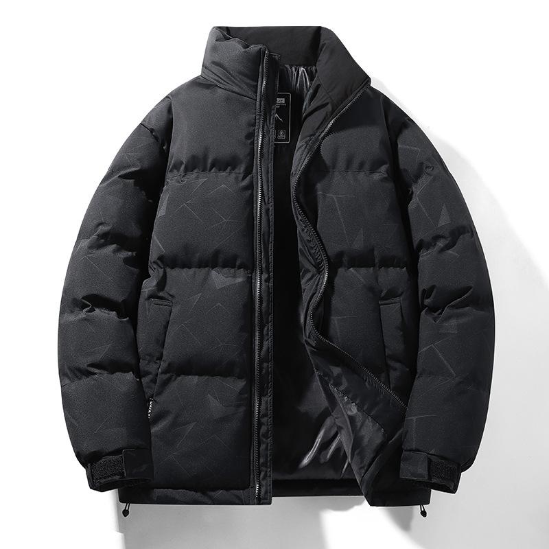 綿ジャケット メンズ 厚手 中綿 ジャンパー ブルゾン 男性用 防寒 暖かい ポリエステル アウター 立襟 ..