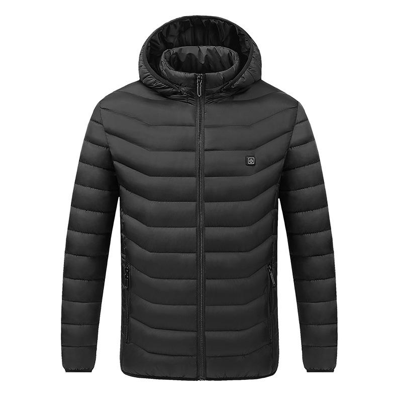 Rain Wear - 綿ジャケット メンズ 発熱 秋冬 フード付き 防寒 撥水 多ポケット アウター ジャンパー ブルゾン カジュアル アウトドア スポーティ ブラック ブルー レッド