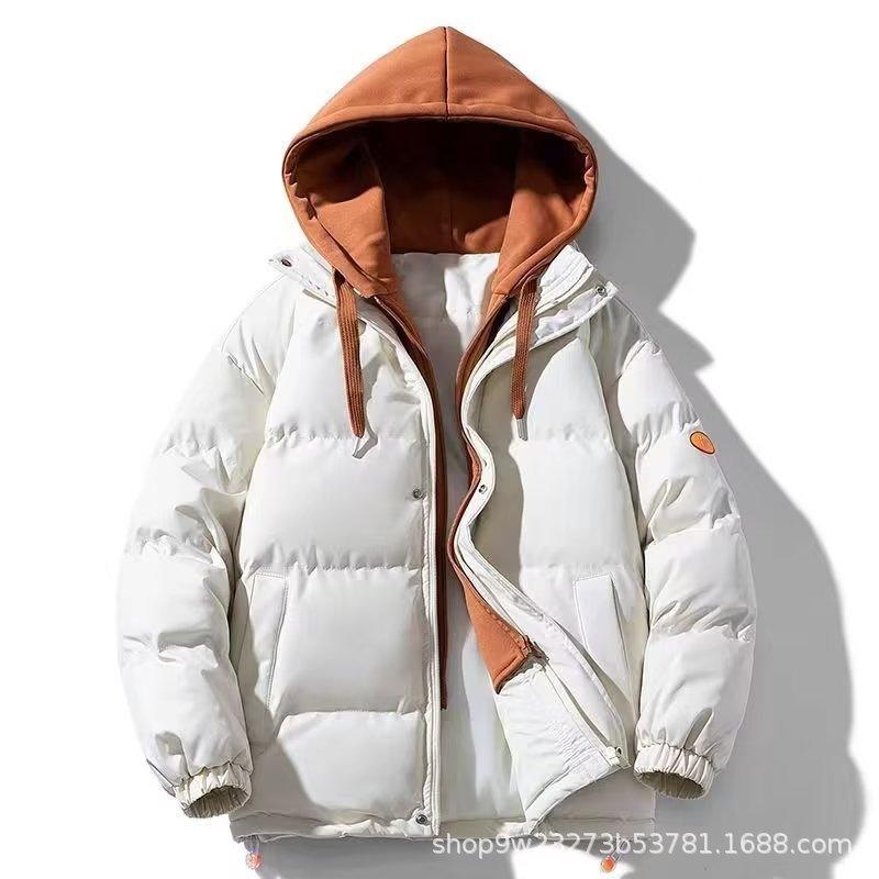 綿ジャケット メンズ コットン 中綿 ブルゾン フード付き 防寒着 アウター ジャンパー カジュアル スト..