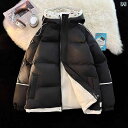 綿ジャケット メンズ レディース フード付き ドロップショルダー ゆったり 無地 パステルカラー 11色 ポリエステル 秋冬 薄手 カジュアル 普段使い