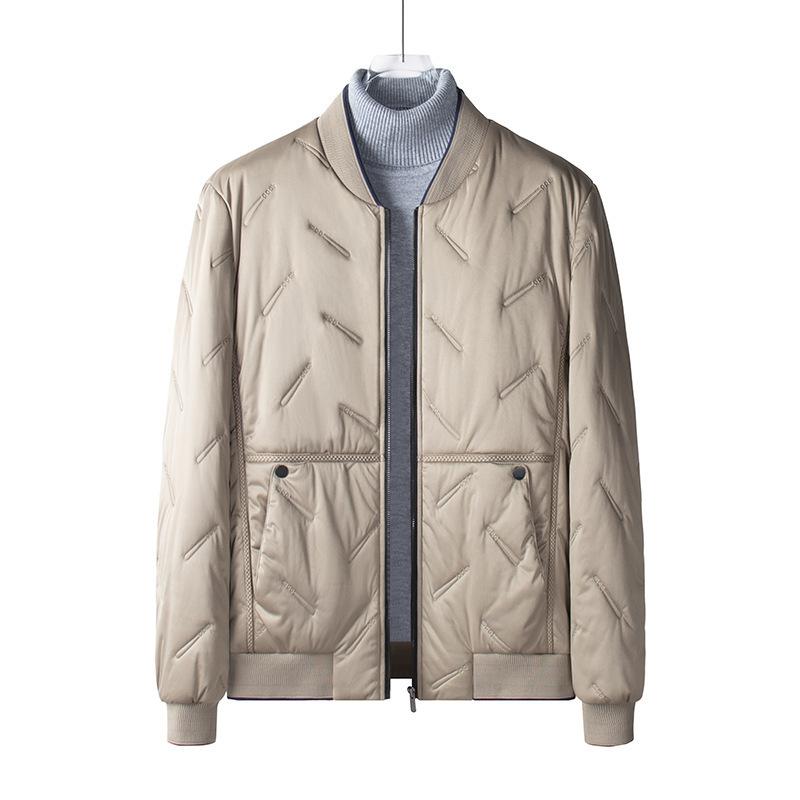 Rain Wear - ジャケット メンズ 男性用 防風 防雨 アウター 秋冬 羊毛 コットン 中綿 あったか 立ち襟 フード付き ブラック カーキ アウトドア 普段使い
